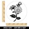 Bundle of Wildflowers Rubber Stamp for Stamping Crafting Planners